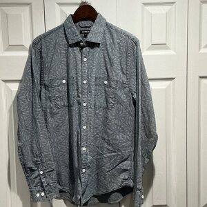 Express Men's Floral Button Down Shirt